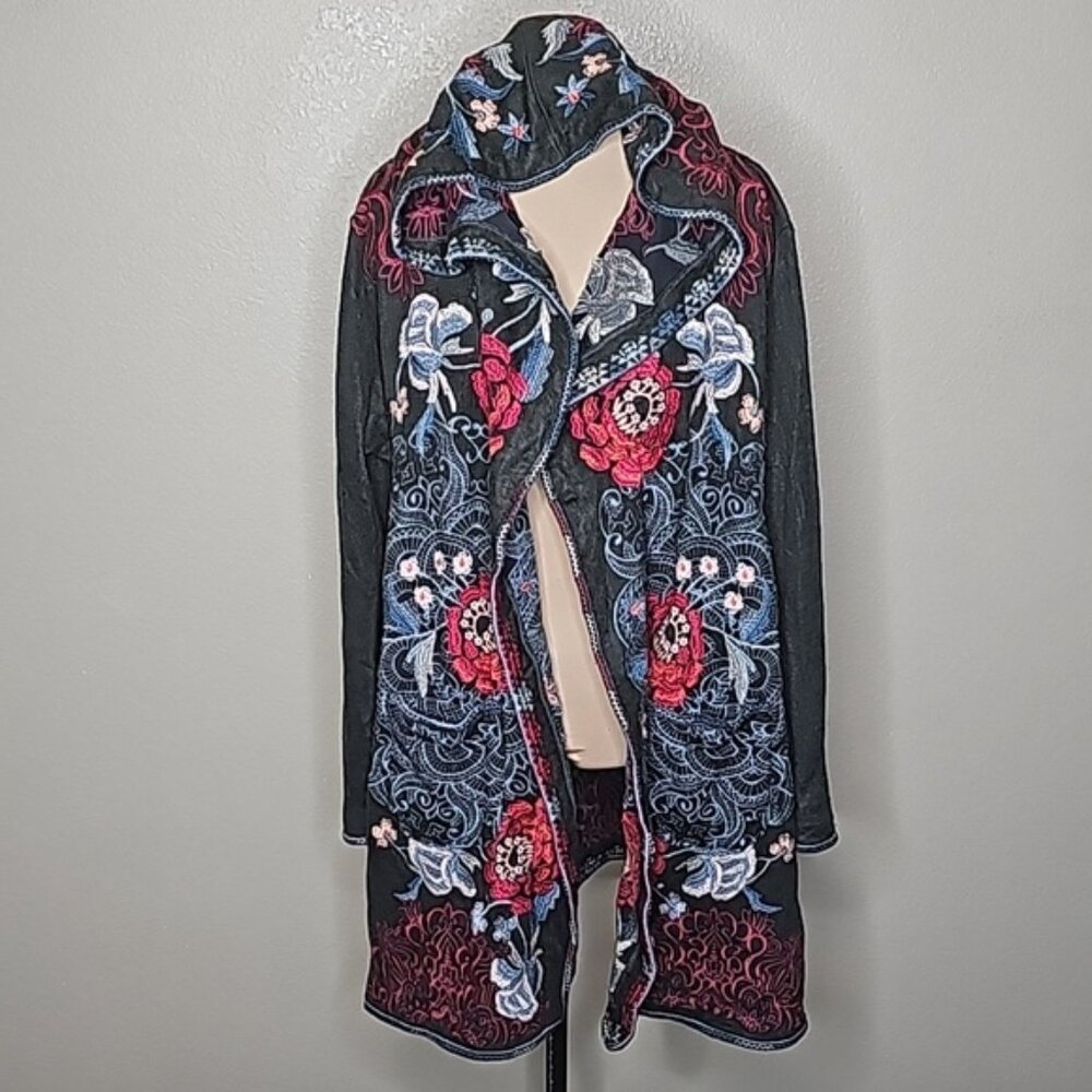 Johnny Was Bella Hooded Cardigan – new with tags - Picture 2 of 9
